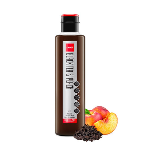 Shott Black Tea & Peach Syrup 1 Litre - Barista Supplies