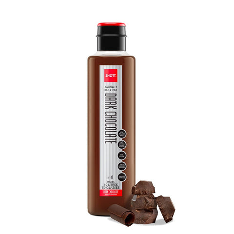 Shott Dark Chocolate Syrup 1 Litre - Barista Supplies