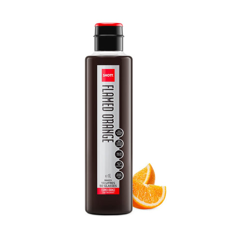 Shott Flamed Orange Syrup 1 Litre - Barista Supplies