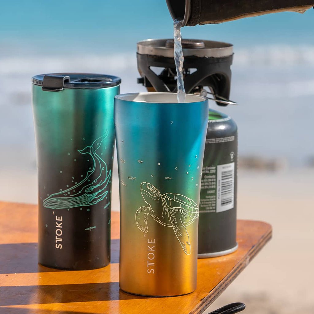 Sttoke 16oz Ocean Glow Reusable Cup - Limited Edition - Barista Supplies